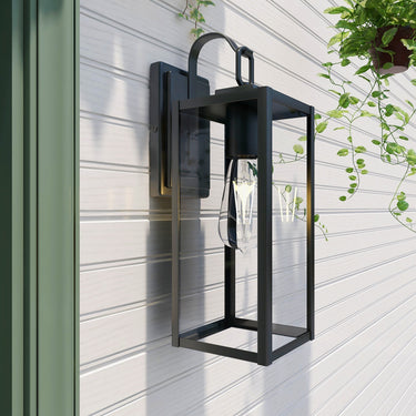 Matte Black Outdoor Wall Lights with Dusk to Dawn