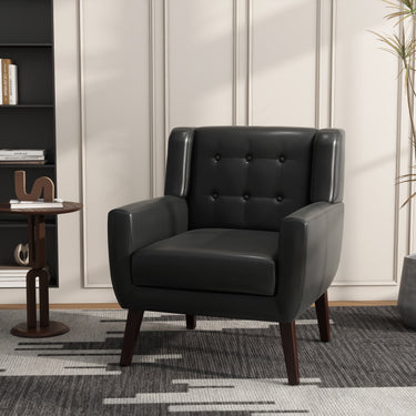 Rocco Upholstered Leather Armchair