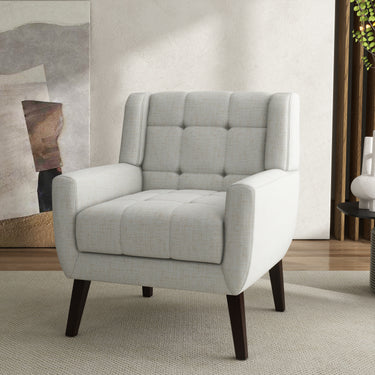 Glenda Mid Century Modern Tufted Accent Chair