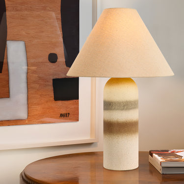 Gaynor Linen Ceramic Table Lamp