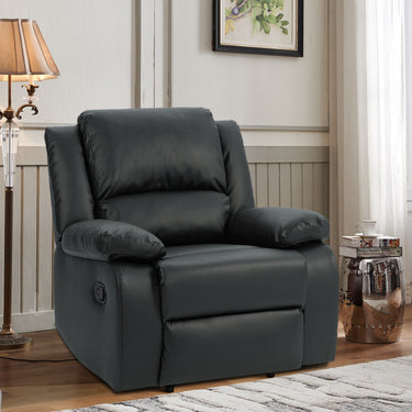 Boney 36.5" Faux Leather Manual Recliner