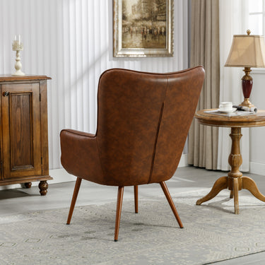 Carlanne Faux Leather Armchair