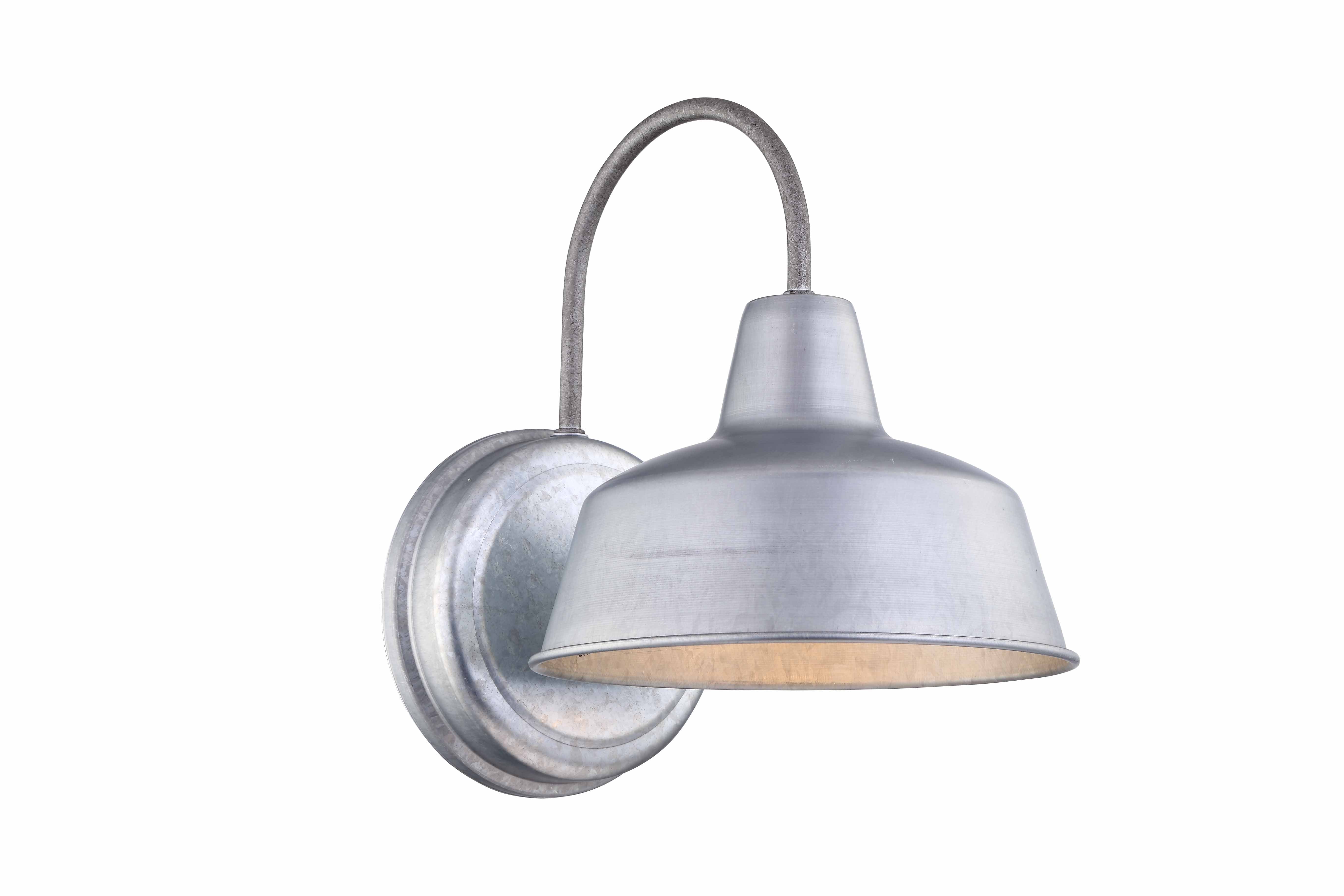 Outdoor Barn Light Black/Silver