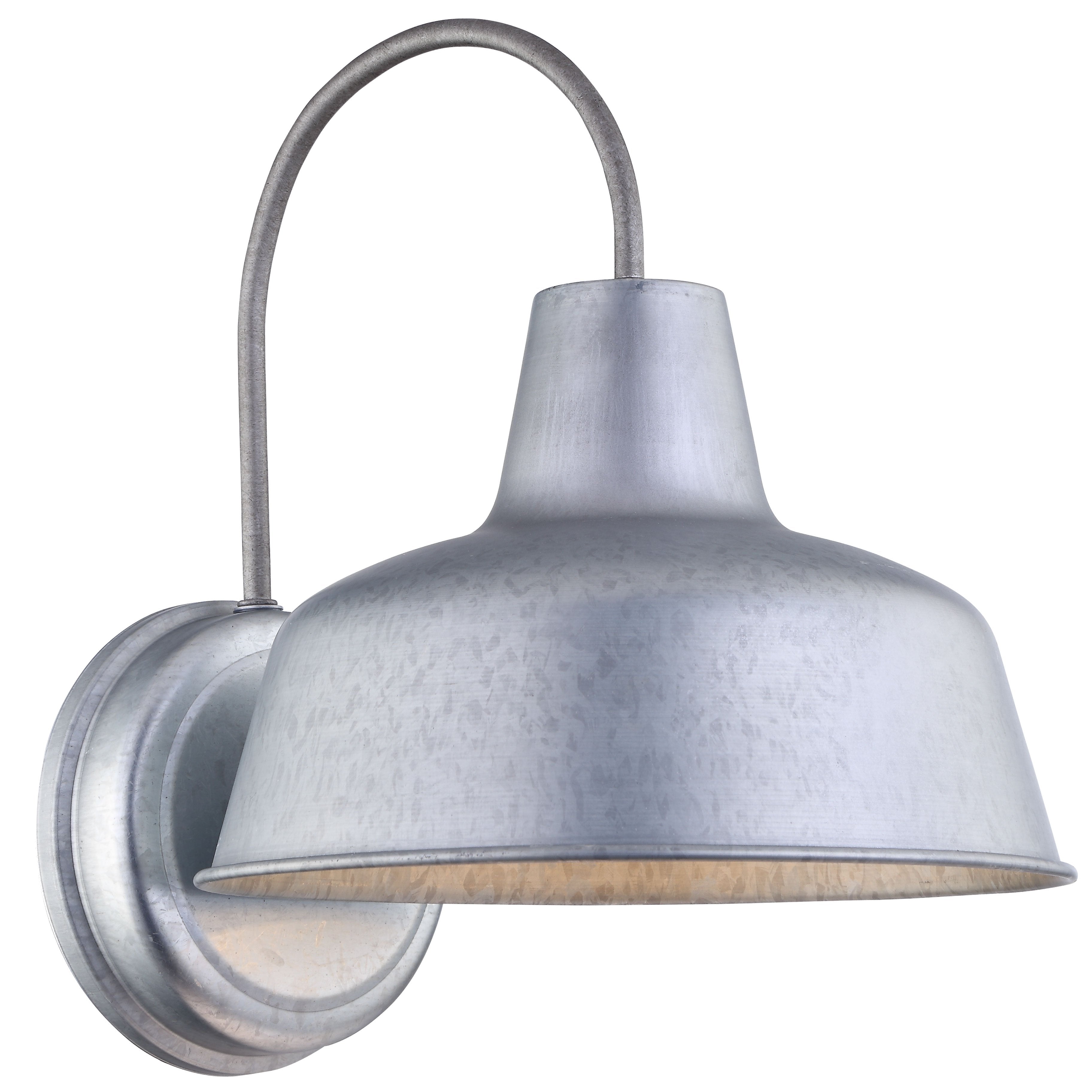 Outdoor Barn Light Black/Silver