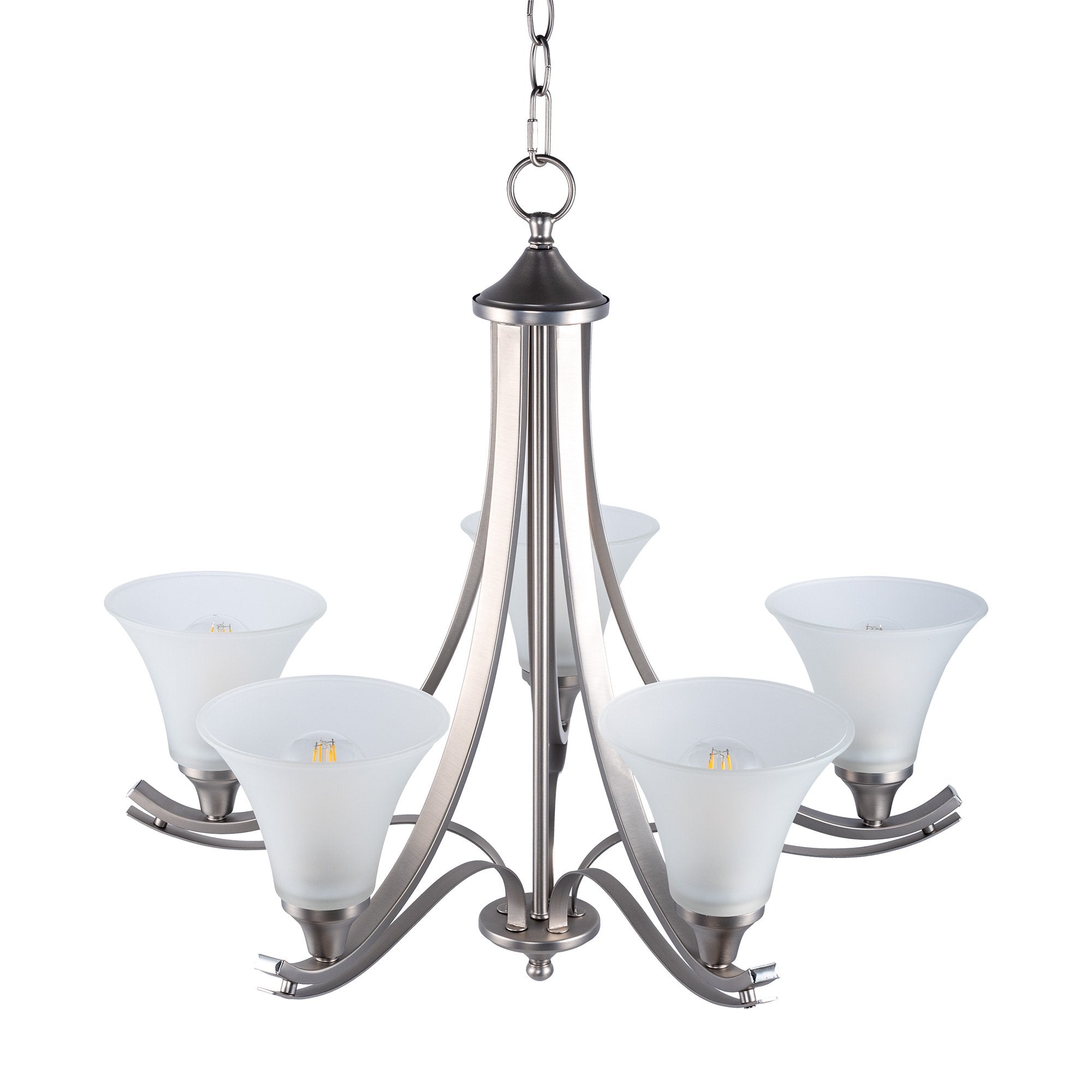 5 - Light Shaded Classic / Traditional Chandelier