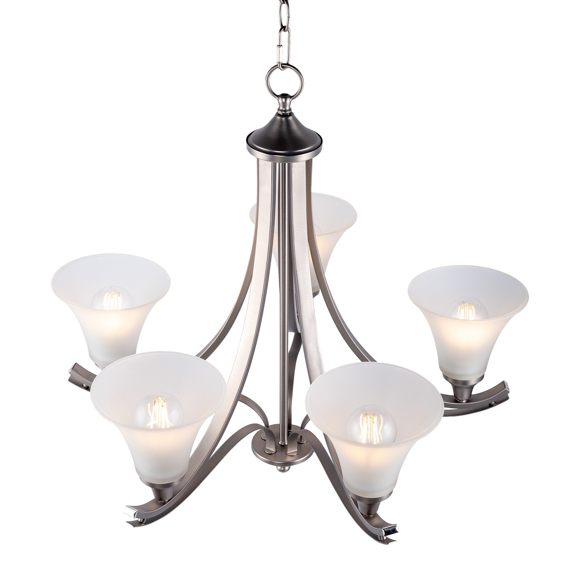 5 - Light Shaded Classic / Traditional Chandelier