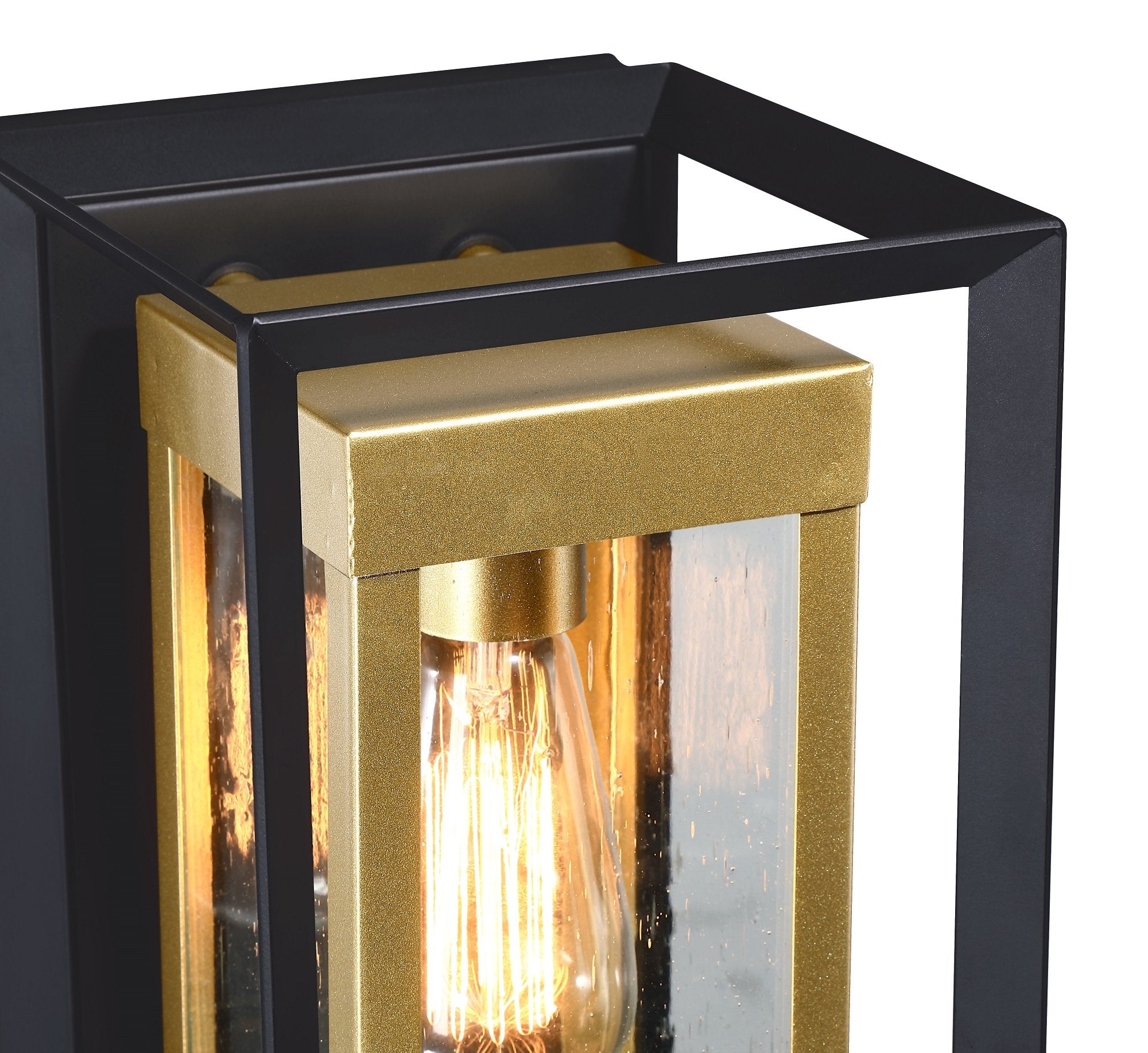 Matte Black 11.82'' H Outdoor Wall Lantern